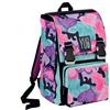 TrAdE Shop Traesio ZAINO SDOPPIABILE BIG MURALES YUB GIRL VERDE ACQUA RAGAZZE SCUOLA