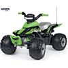 PEG PEREGO Corral T-Rex 12 volt Quad moto elettrica verde con luci nuovo-Italia