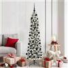 vidaXL Albero di Natale Artificiale con 150 LED e Neve Fioccata 120 cm vidaXL