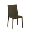 Buybuy Set da 4 Sedie In Plastica Da Giardino E Da Esterno Stile Rattan Grigio scuro