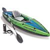Intex 68305 Challenger K1 Canoa gonfiabile 1 persona remi pompa Kayak - Rotex