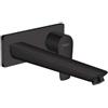 hansgrohe Talis E Miscelatore monocomando lavabo ad incasso a parete con bocca erogazione 22.5 cm, nero opaco, 71734670