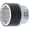 BGS 7510-21 | Bussola esagonale/cacciaviti con profilo elicoidale | attacco esagono esterno 21 mm | 21 mm