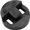 Pwshymi Sordina per Violoncello, Sordina per Basso Tourte Rotonda Sordina per Esercitazione in Gomma Rotonda Rotonda per Accessori per Strumenti Musicali per Violoncello Nero