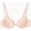 Emporio Armani Reggiseno Push-up iconico in Microfibra Rosa 36C, Rosa, 4C