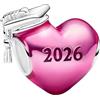 Vegaine Cuore Rosa 2026 Laurea Charms per Braccialetti Graduation Charms Gioielli Regali per Donne