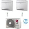 Lg Climatizzatore Condizionatore LG Console WIFI R32 Dual Split Standard Inverter 12000 + 12000 BTU con U.E. MU3R19 NOVITÁ Classe A+++/A++