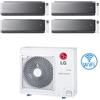 Lg Climatizzatore Condizionatore LG Artcool Mirror AI Air R32 Wifi Quadri Split inverter 9000 + 9000 + 9000 + 9000 BTU con U.E. MU4R27 Classe A++/A+ NOVITÀ