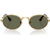 Ray-Ban Occhiali da Sole RB3931 001/58 x ASAP Rocky Oro Arista/Verde Unisex Polarizzati 54/21/145