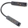 M LEDME Connettore Flessibile di collegamento per binario magnetico 16mm Nero M LEDME