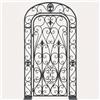 KeyHome Store Cancello Decorativo in Ferro Verde Inglese 130x232 cm