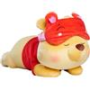 Simba Toys Disney Snuglets Wellbeing Peluche Pooh sdraiato 40 cm, morbido con maschera per dormire e peso aggiuntivo calmante circa 1500 g, adatto fin dai primi mesi di vita, bel regalo