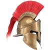 Elmo da Cavaliere Medievale Romano LARP in Acciaio e Rame Armatura vidaXL