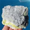 Minerali *** STORICO ESEMPLARE di CELESTINA con ZOLFO NATIVO Sicilia