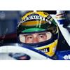 Fotografia A3 - Casco Giallo Williams Renault Di Ayrton Senna 1994 - Rif: 007