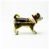 KEREN KOPAL Scatola portagioie Keren Kopal Dog Faberge fatta a mano con cristalli austriaci