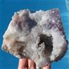 Minerali *** DRUSA di AMETISTA ROSA con GEODI Brasile