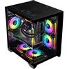 yeah magic Custodia per PC AOC CG391 Custodia per Desktop Da Gioco MATX Supporta Il Raffred