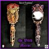 set altare incantesimi stregoneria rituali magia wicca specchio strega teschio 1