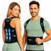 ® Busto Correttore Posturale Uomo Donna - Fascia Posturale Spalle E Schiena - Ra