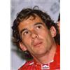 Fotografia A4 - Ayrton Senna McLaren Honda Ritratto Dopo Gara - Rif: 010