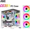 yeah magic Custodia per PC AOC CG391 Custodia per Desktop Da Gioco MATX Supporta Il Raffred