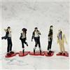 Sans marque Lotto 5 Figurine Michael Jackson 10 da 5 cm Collezione Decorazione