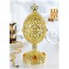 KEREN KOPAL Scatola portagioie Keren Kopal Gold Egg fatta a mano decorata con cristalli a...