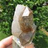 Minerali *** QUARZO FUME' con RUTILO DORATO "Capelli di Venere" Brasile