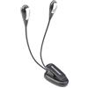 Technosound R919D Lampada A Clip Doppia Luce Batterie Non Incluse