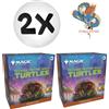 Bundle 2x MTG TMNT Prerelease Pack ITA Sigillato Ninja Turtles NEW/SEALED