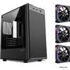POWER TRAIN Custodia Da Gioco per PC Power Train Flying Custodia per E-Sport MATX USB3.0 Sup