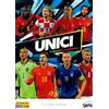 ALBUM COMPLETO UNICI PANINI-ALBUM (MARCHIO DECO)+96 FIGURINE DA ATTACCARE