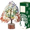 ® L'Originale Regalo Donna Albero Della Vita 7 Chakra Cristalli Naturali Idee Re