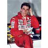 Fotografia A4 - Ayrton Senna McLaren Honda In Pista - Rif: 013