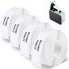 4 Rotoli Etichette Adesive Termiche per Etichettatrice P15/P12/P11/L12, 12 X 40
