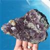 Minerali *** DRUSA di AMETISTA VIOLA con CALCITE Brasile
