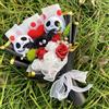 Aoger Peluche Di Jack Skellington per Halloween Con Bouquet Di Fiori, Regalo per San V