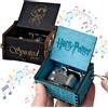 2 Pezzi Carillon Harry Potter E Spirited Away in Legno a Manovella Carillon Vint