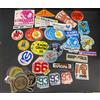 Lotto adesivi radio Vintage Rock Folk Rolling Stones GRP Radio centro Flash