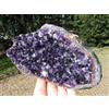 Minerali *** SEMI-GEODE di AMETISTA BLU/VIOLA Uruguay