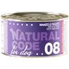 Natural code dog 08 manzo e fegato 90gr