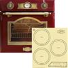 Kaiser Olan Set cucina Kaiser forno elettrico da incasso Kaiser EH 6355 RotEm+piano cottura a induzione Kaiser KCT 4795 FI ElfAD, incasso, 3 zone cottura, 45 cm