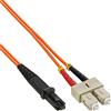 InLine 5m MTRJ/SC 5m Orange fiber optic cable - Fibre Optic Cables (5 m, Orange)