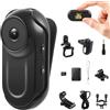 Nastopee Mini Action Cam 1080P Fotocamera corporea con magnete e accessori Fotocamera da casco per moto, bicicletta, sport Foto camera indossabile con scheda SD da 64 GB, registrazione in loop, impermeabile
