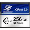 THREE COLOUR DOGFISH Dogfish Scheda di Memoria CFast 2.0 da 256GB per Cinema 4K/6K RAW, Velocità di lettura fino a 525 MB/s per Videomaker Professionali, Compatibile con Fotocamere Digitali e Videocamere Fotografiche