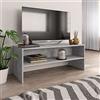 ZQQLVOO Mobile TV Grigio Cemento 100x40x40 cm in Truciolato, MobilettoTV, Mobile Porta tv, Mobile TV Soggiorno per Soggiorno, Sala da Pranzo, Camera da Letto