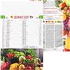 Calendario frutteria mensile Frutta e Ortaggi - 12 fogli 28,8 x 47 cm personalizzate o neutre