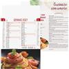 Calendari personalizzati in carta patinata a tema Gastronomia 28,8 x 47 cm personalizzate o neutre