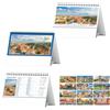 Calendario Roma Illustrato da Tavolo personalizzabile 19 x 14,5 cm personalizzate o neutre